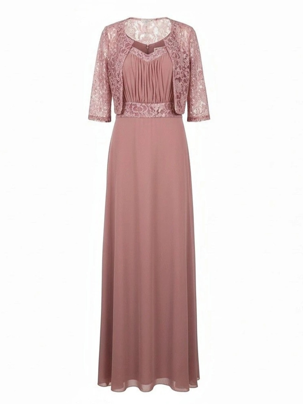 May Queen Payty dress Floral Lace Maxi Dress Pink XL NWT